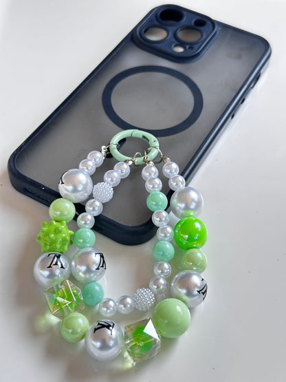 Pearl Lime Phone Charm